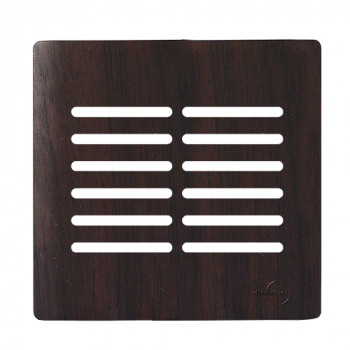 Placa p/ 12 Interruptores (especial) 4x4 - Novara Tabaco